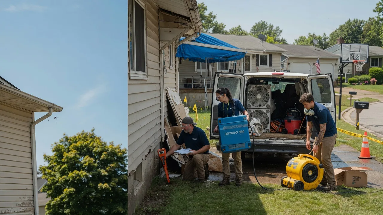 Ceiling Leak Cleanup in East Marion, NY near me
